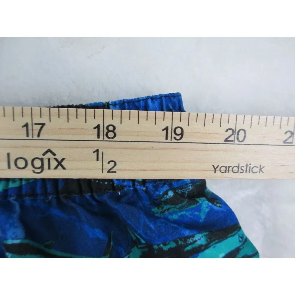 Reel Legends Swim Trunks Mens 2XL XXL Blue Board Shorts Bathing Suit‎ Sharks